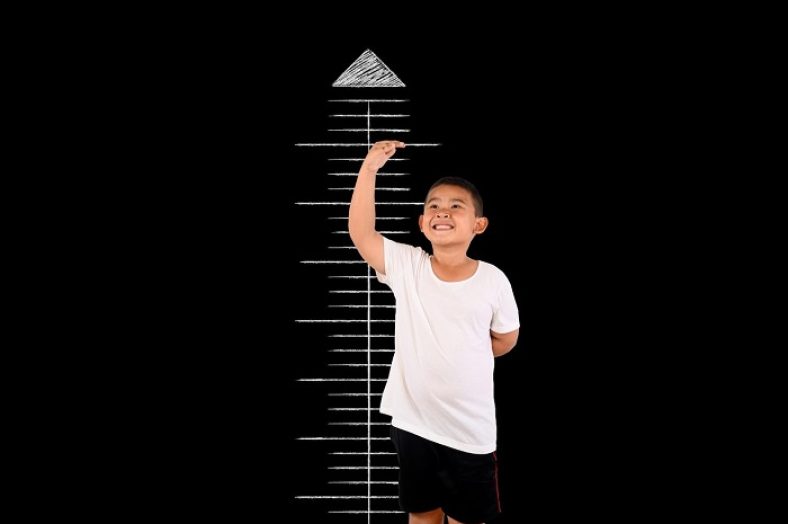 What is the average height of 6th grade students?